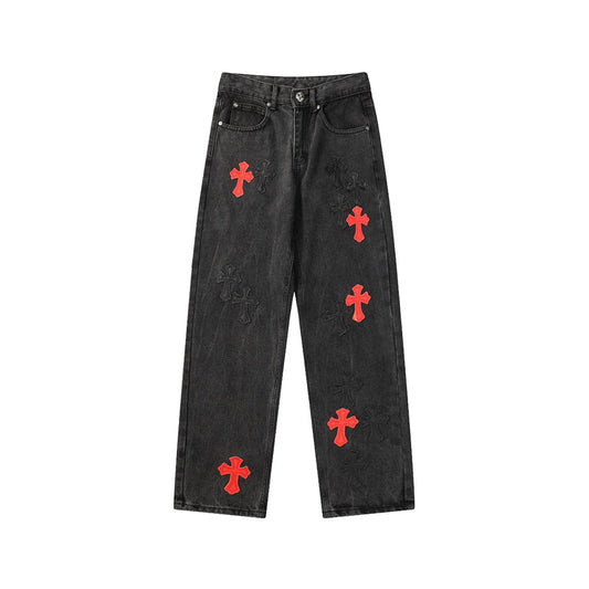 Chrome Hearts Artisan Denim Jeans - Handcrafted Designer Excellence
