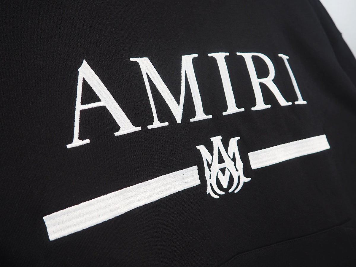 Amiri Fashion Hoodie Black