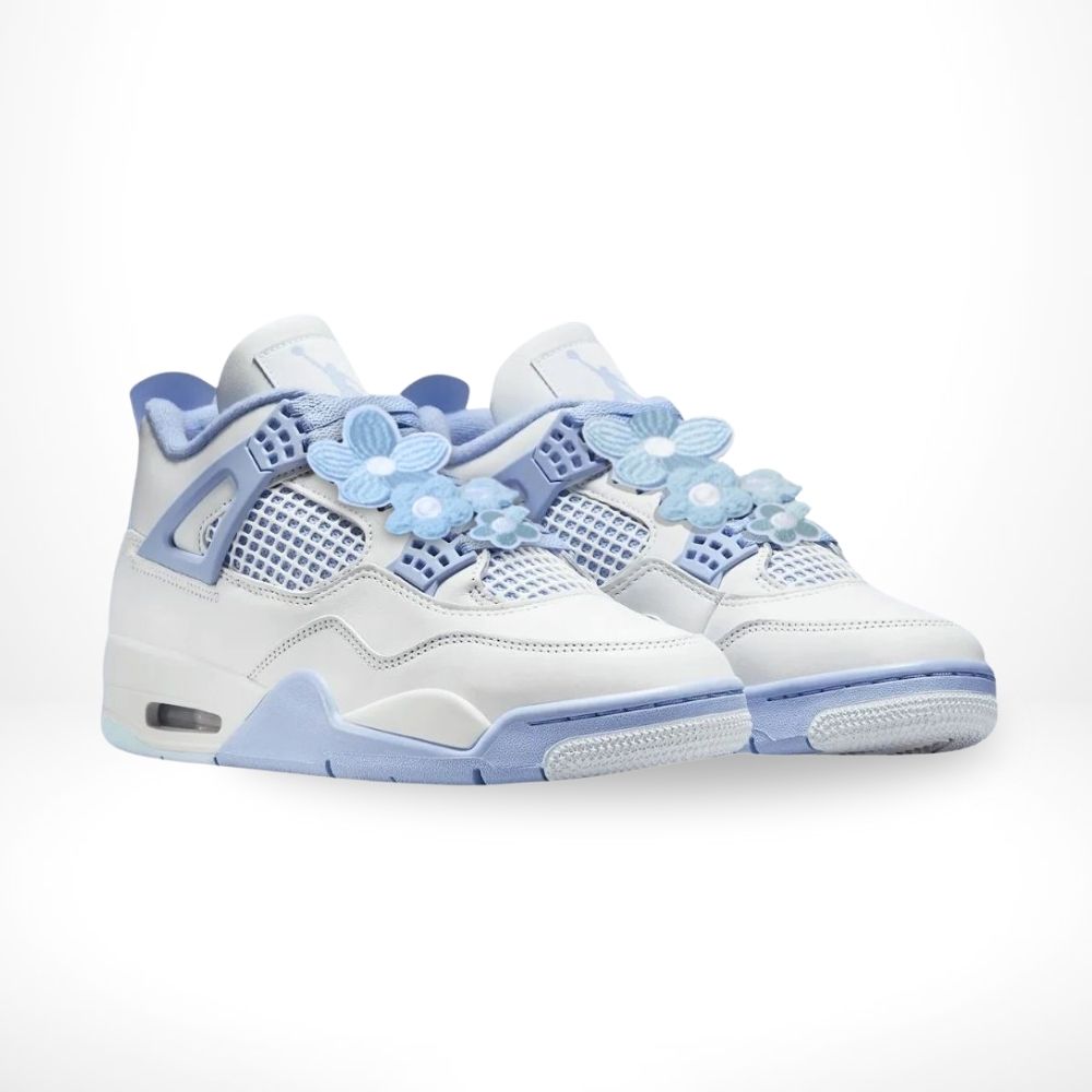 Air Jordan 4 Retro Forget Me Not White Blue