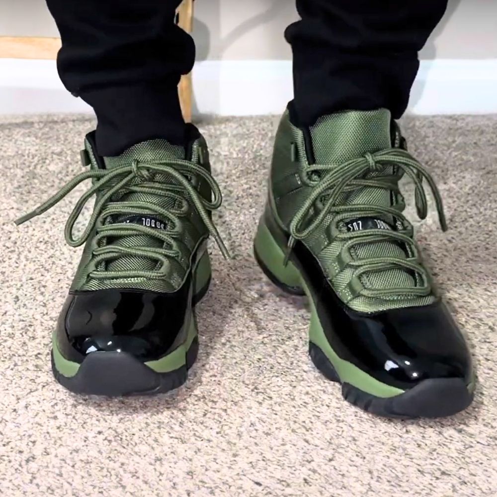 Air Jordan 11 Retro Army Green