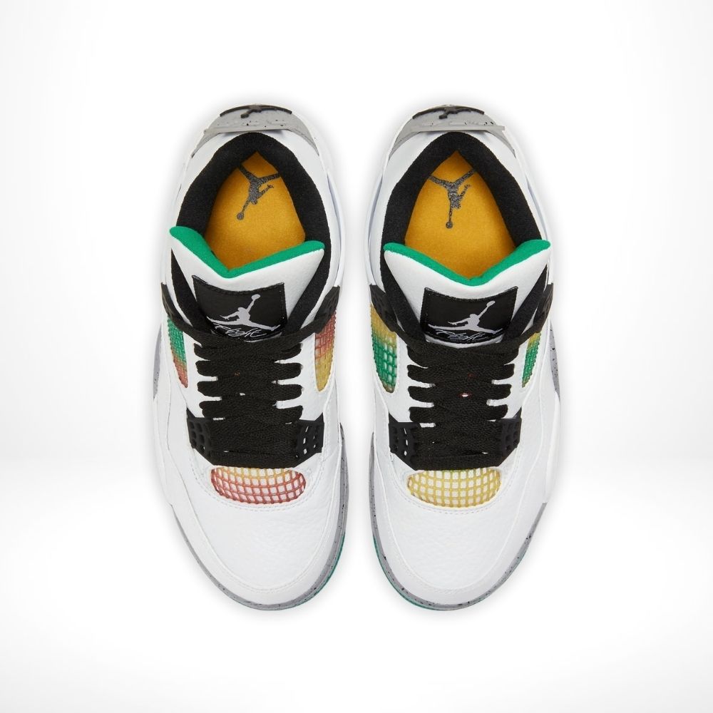 Air Jordan 4 Retro Lucid Green Rasta