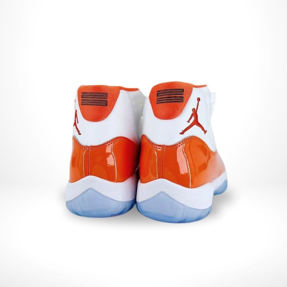 Air Jordan 11 White Orange