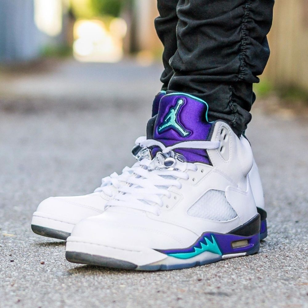Air Jordan 5 Retro Grape White 2013