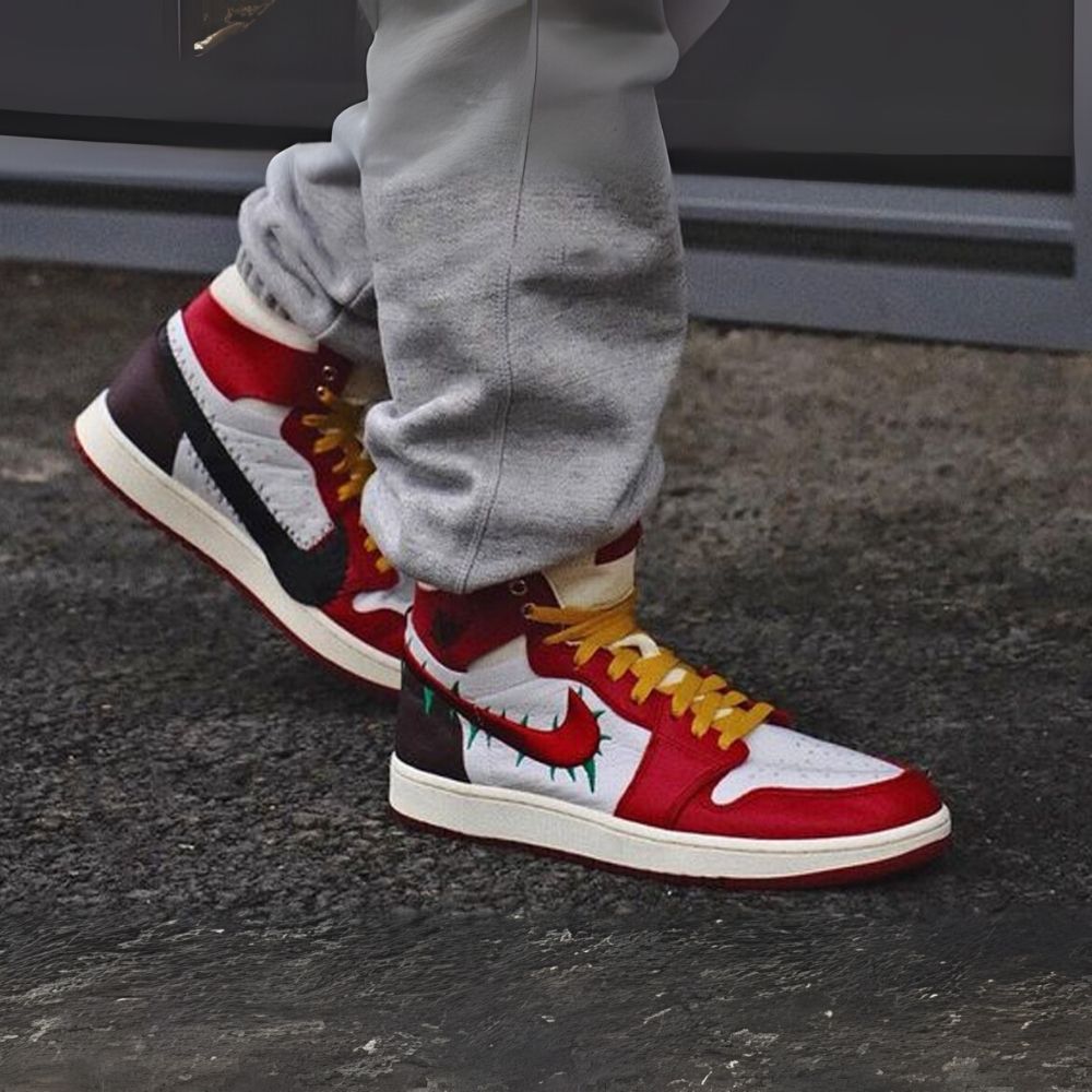 Air Jordan 1 High Zoom Air CMFT 2 X Teyana Taylor Red Black