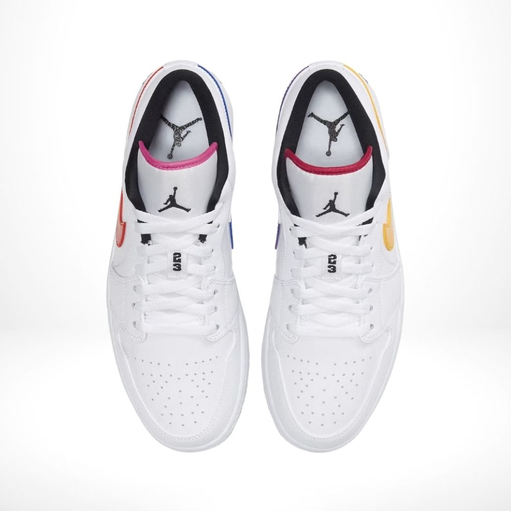 Air Jordan 1 Low White Multicolor