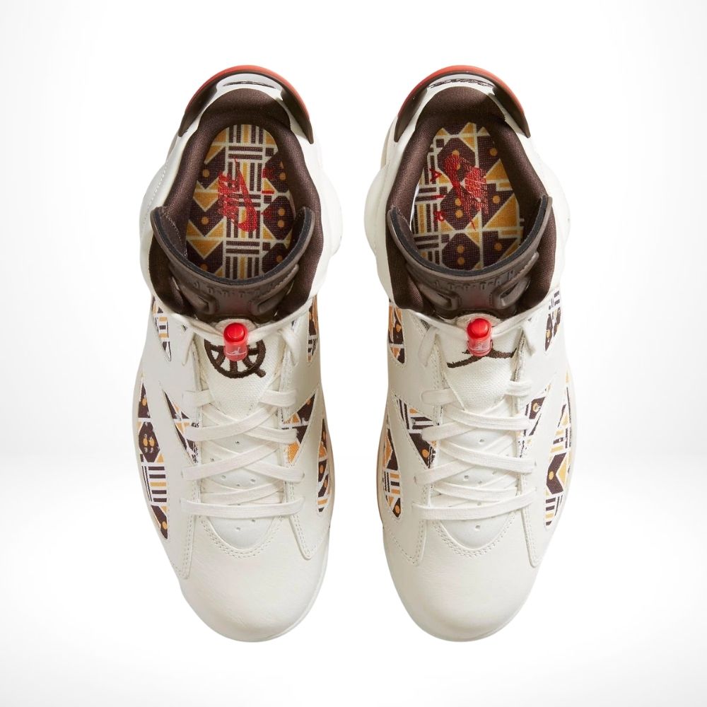 Air Jordan 6 Retro Quai 54 Sail Baroque Brown