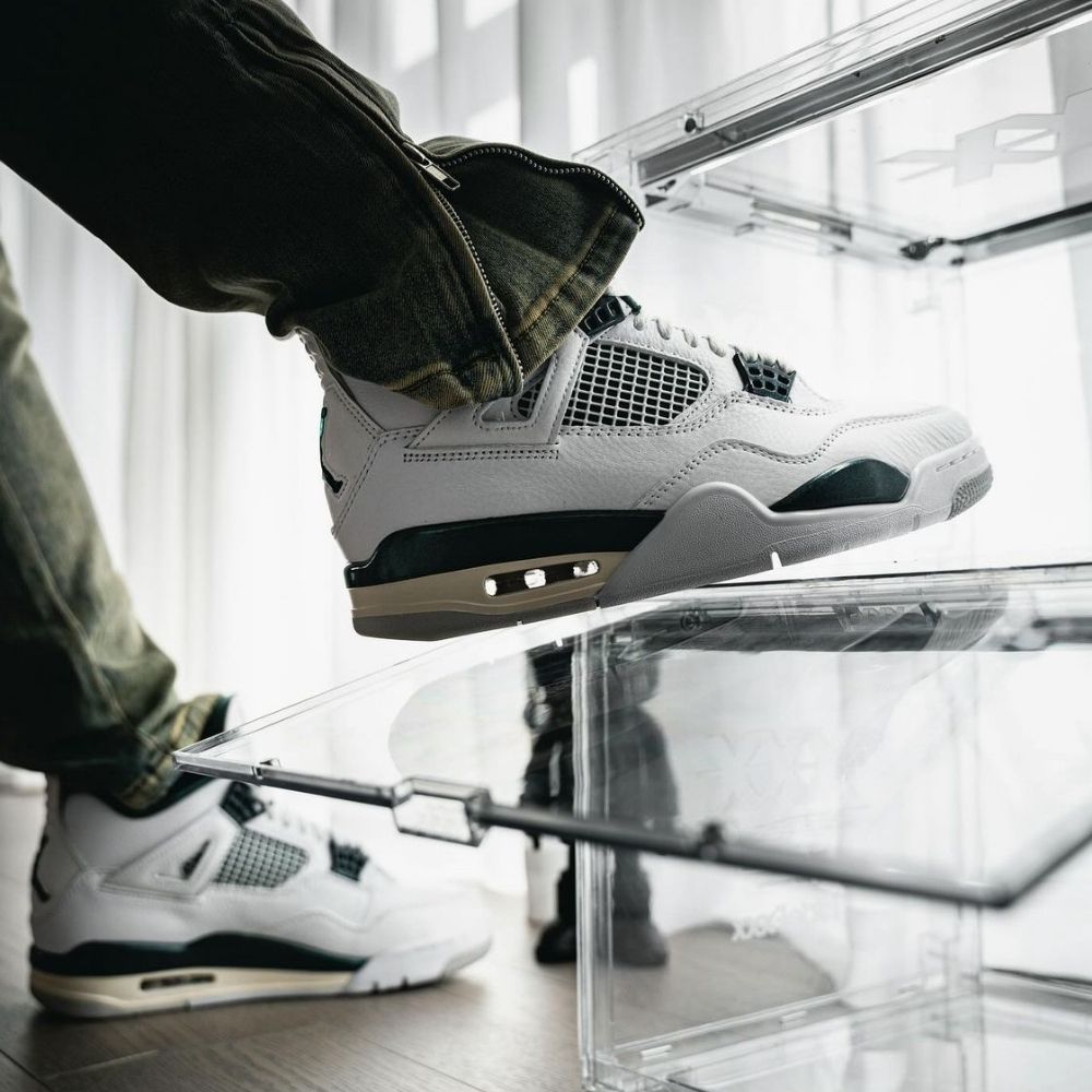 Air Jordan 4 Retro Oxidized White Green