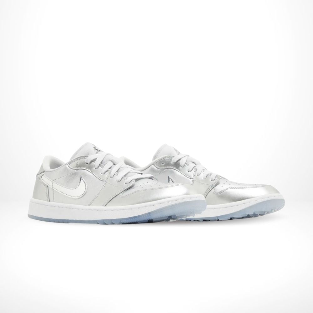 Air Jordan 1 Retro Low Golf Gift Giving Pack Metallic Silver
