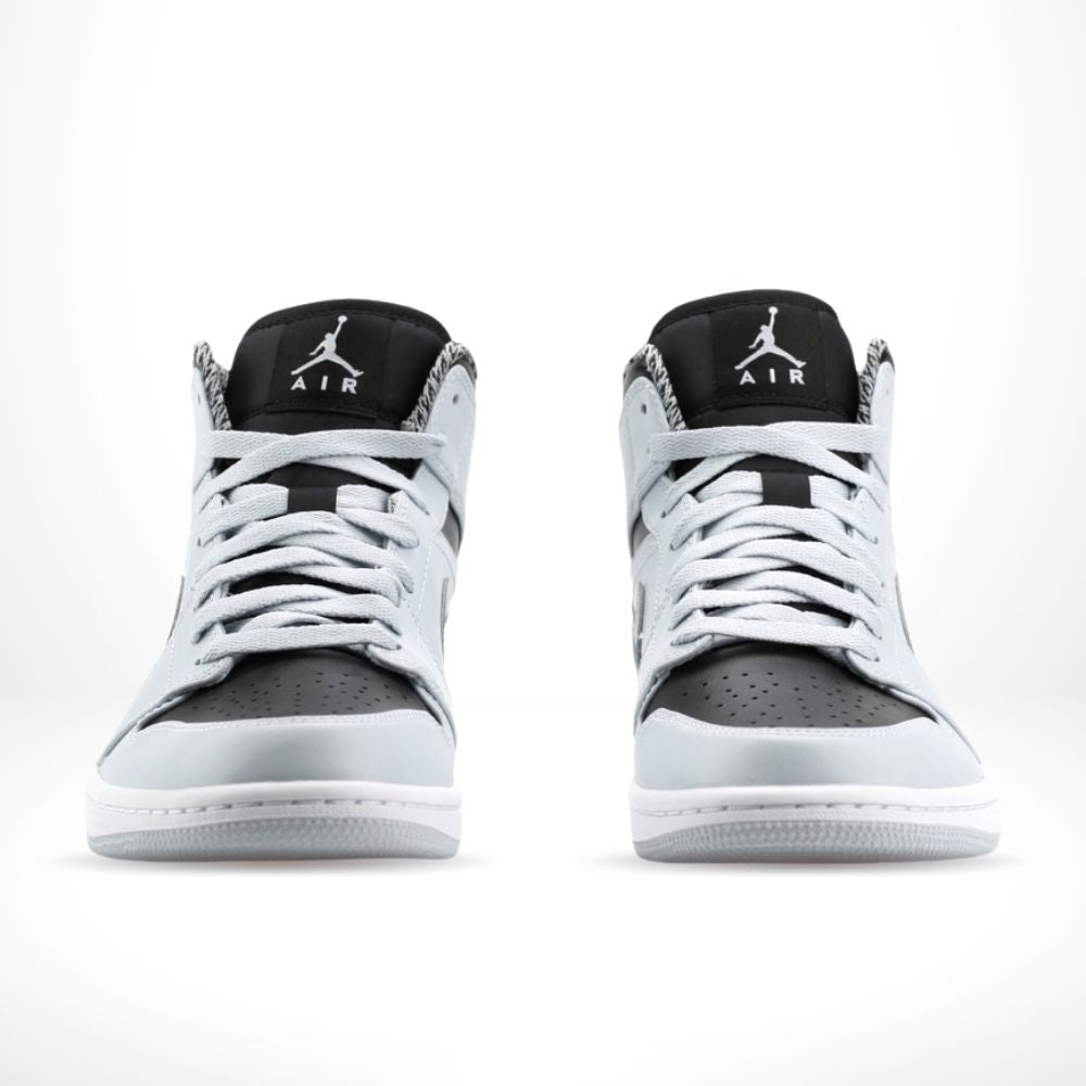 Air Jordan 1 Mid Pure Platinum Metallic Silver