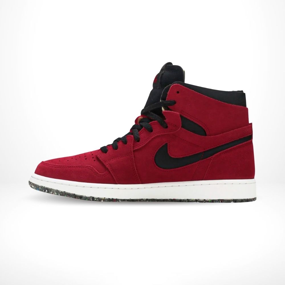 Air Jordan 1 High Zoom Air CMFT Red Suede White