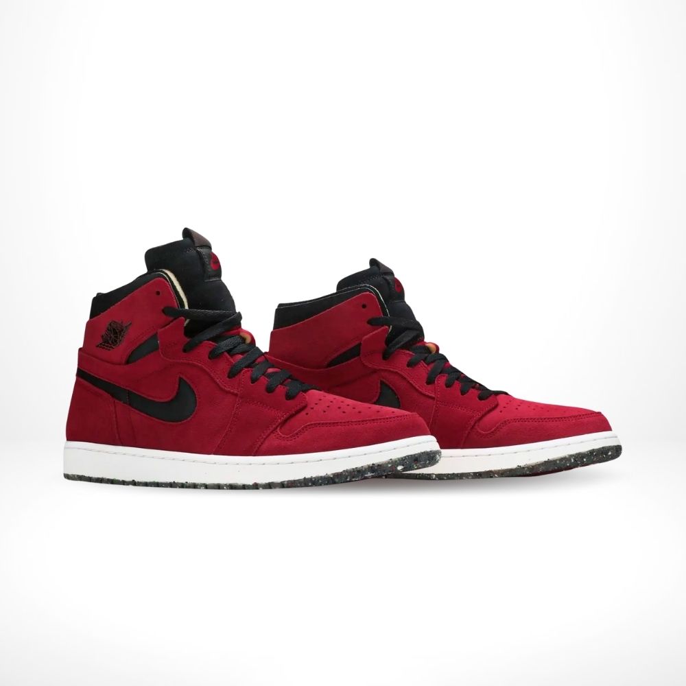 Air Jordan 1 High Zoom Air CMFT Red Suede White