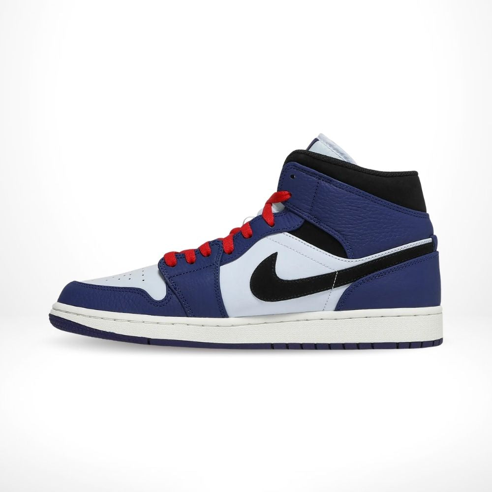 Air Jordan 1 Mid Deep Royal Blue Black