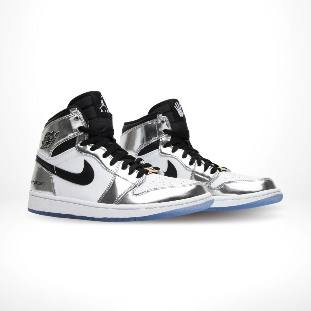 Air Jordan 1 Retro High Think 16 Pass The Torch Chrome White