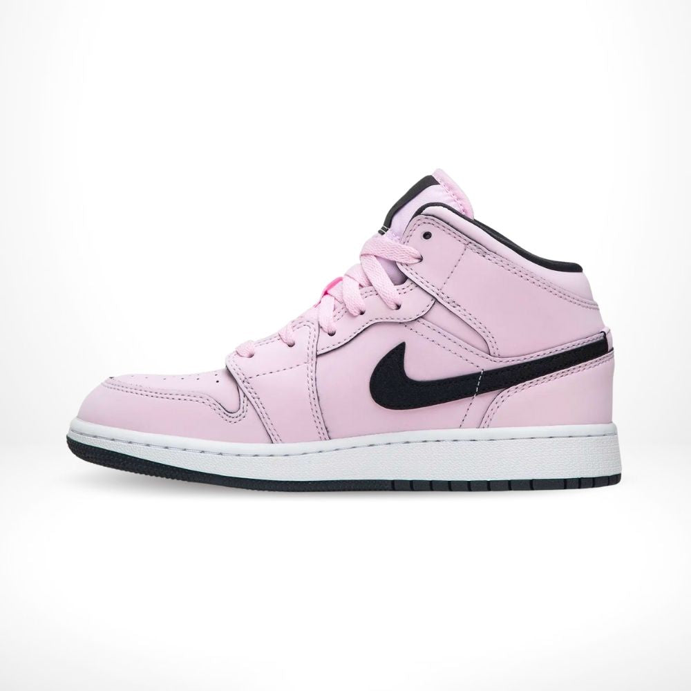 Air Jordan 1 Mid Pink Foam Black