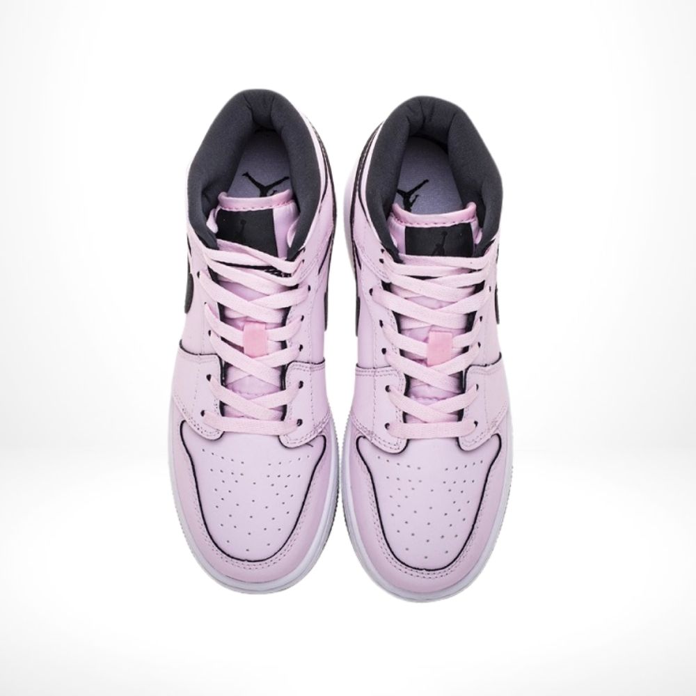 Air Jordan 1 Mid Pink Foam Black