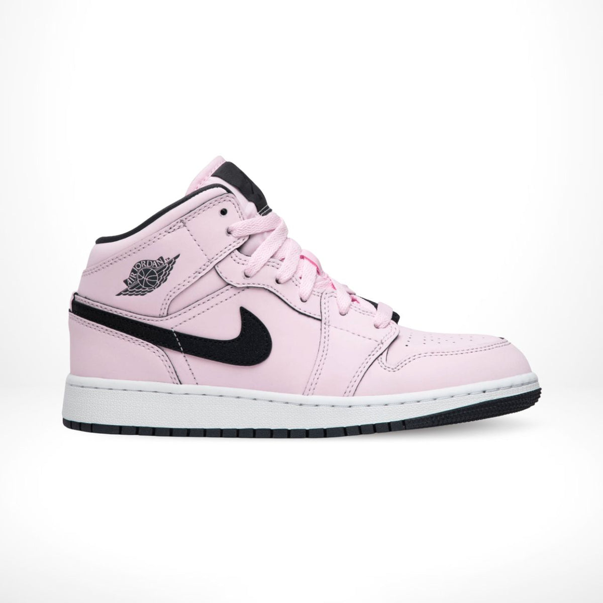 Air Jordan 1 Mid Pink Foam Black