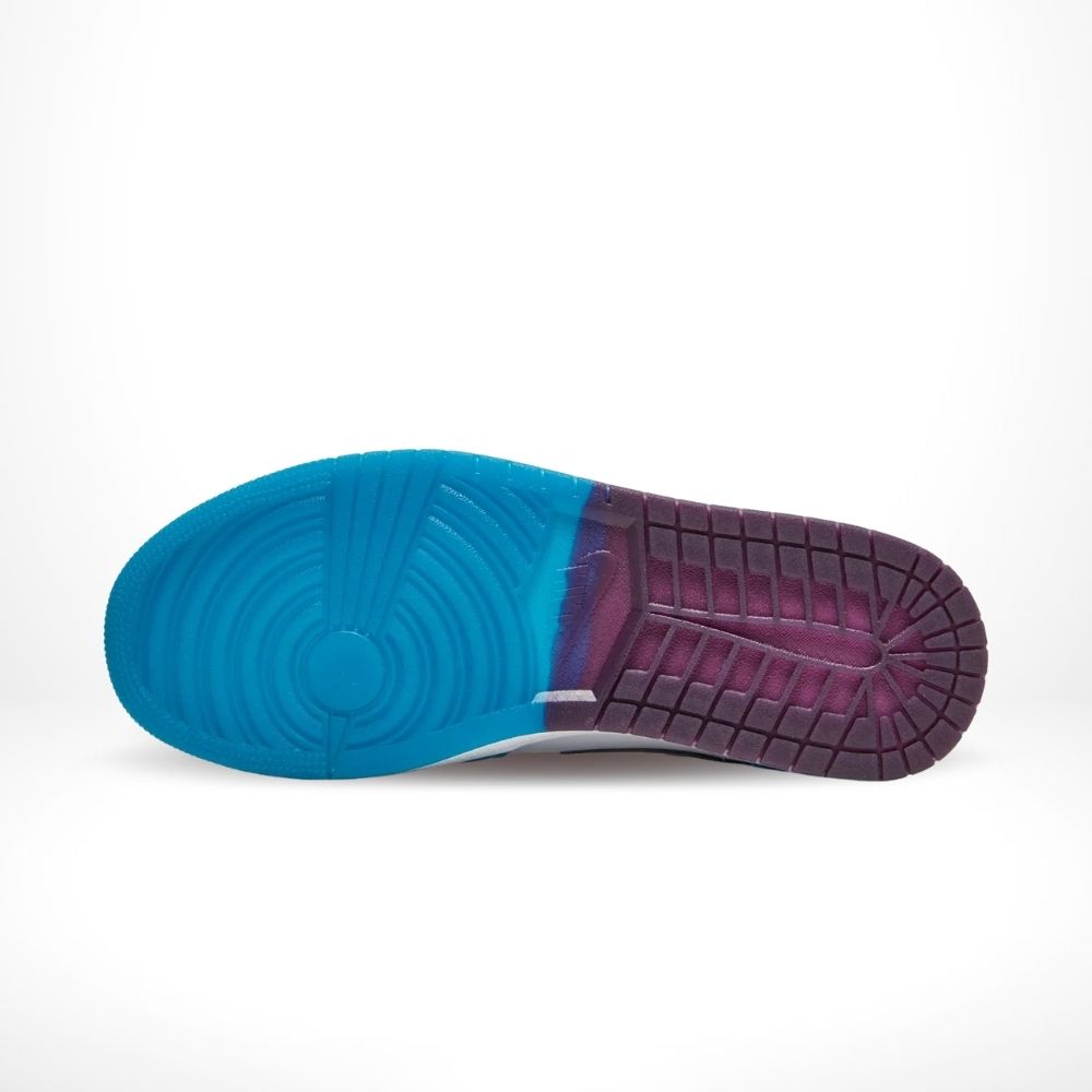 Air Jordan 1 Mid Hornets Blue White