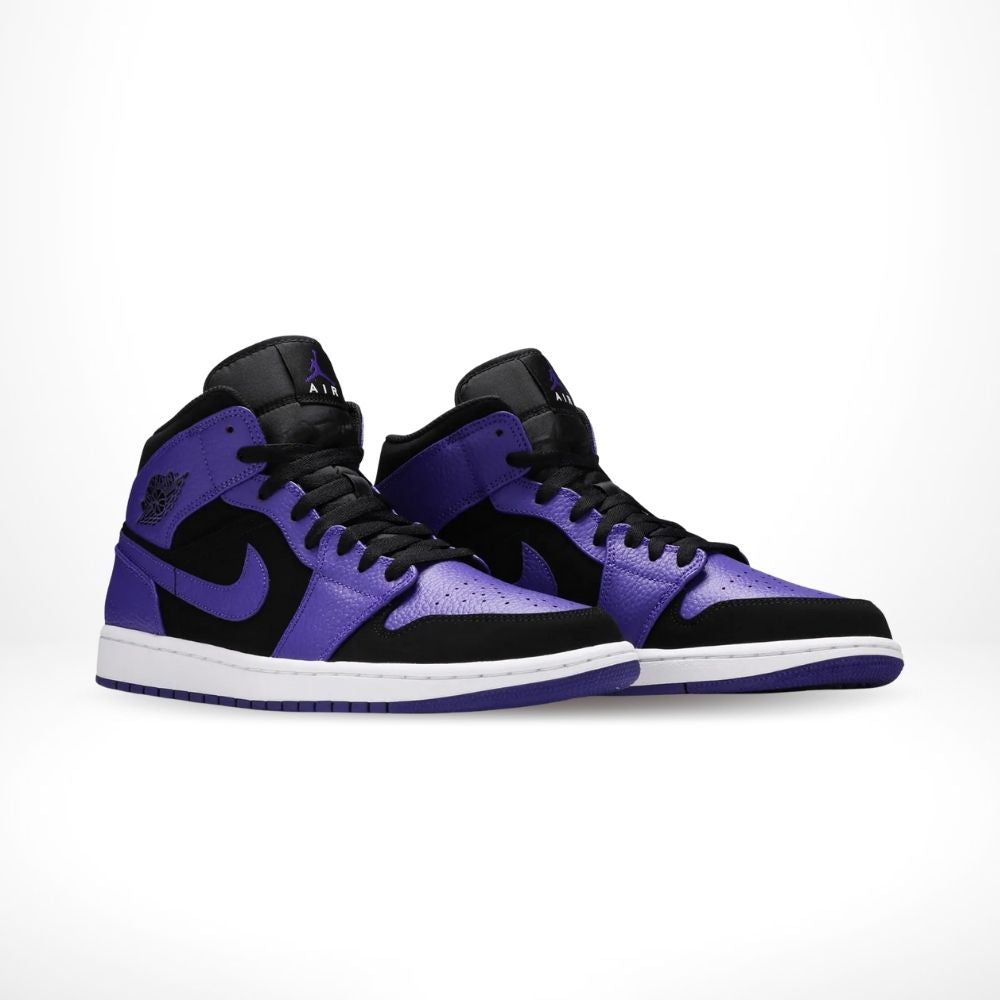 Air Jordan 1 Mid Black Dark Concord Black