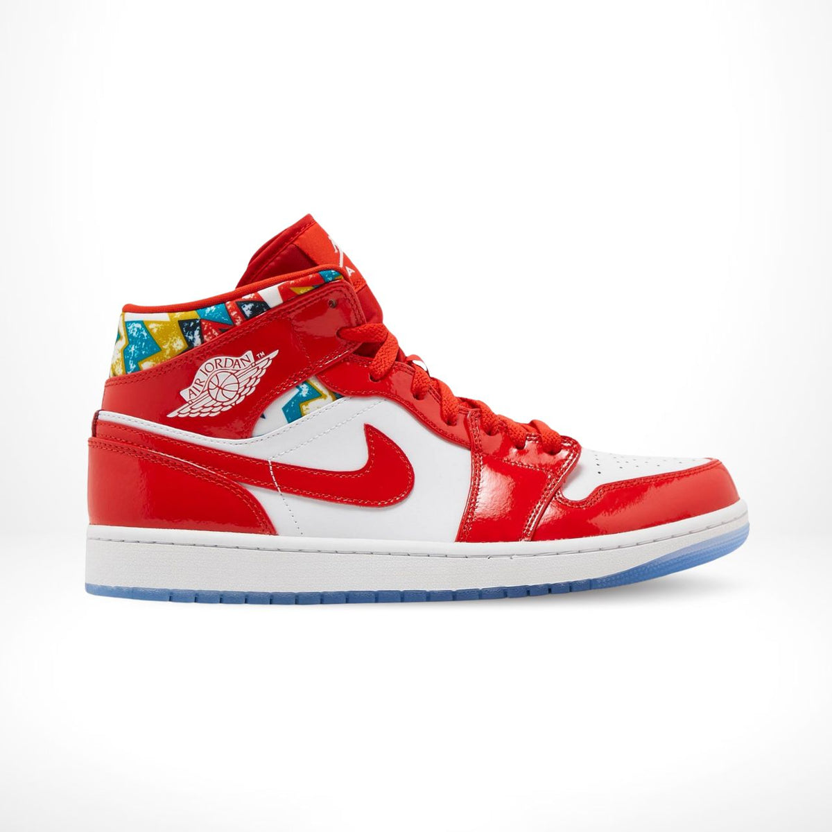 Air Jordan 1 Mid Barcelona Sweater Red White SE