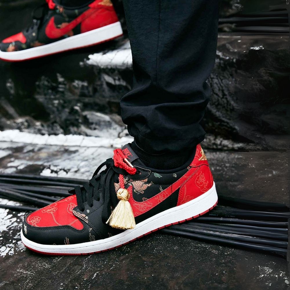 Air Jordan 1 Low OG Chinese New Year Black Red