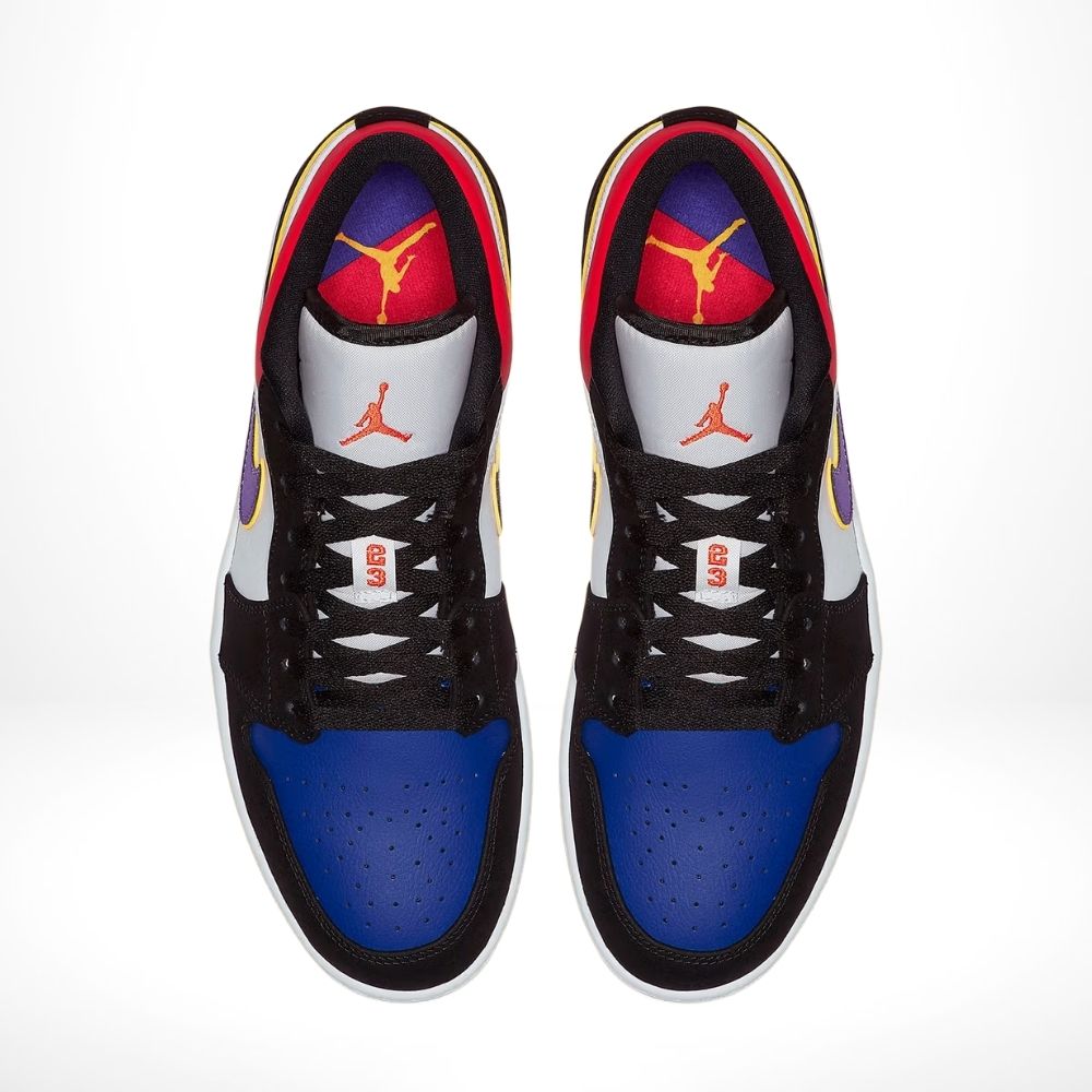 Air Jordan 1 Low Lakers Top 3 Black Court Purple