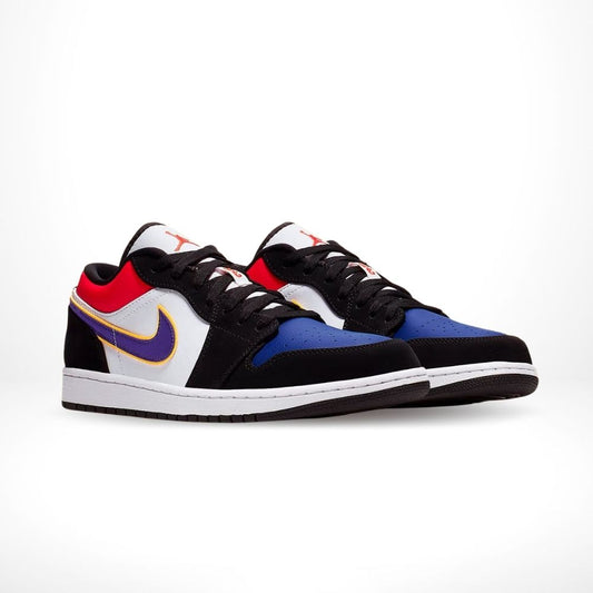 Air Jordan 1 Low Lakers Top 3 Black Court Purple