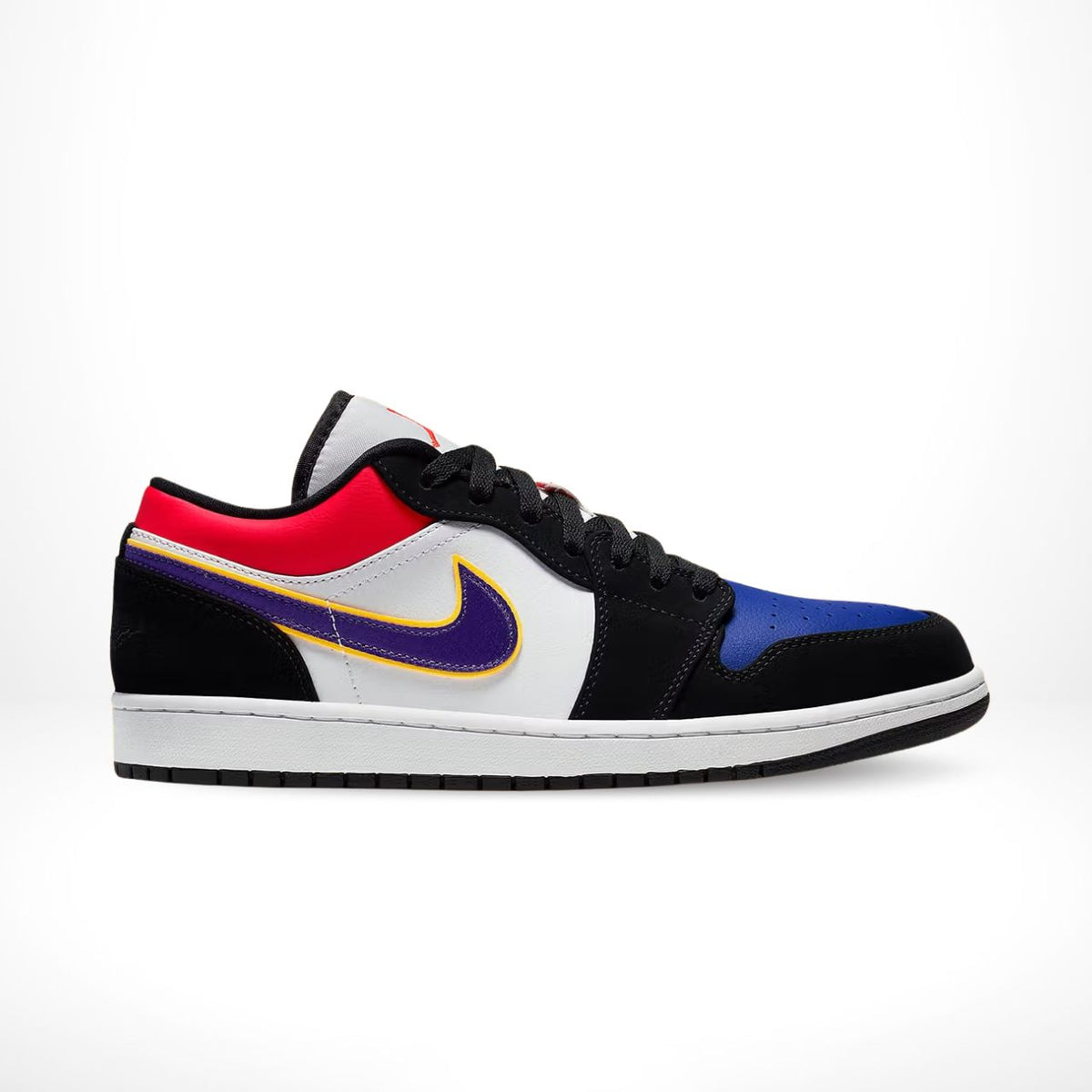 Air Jordan 1 Low Lakers Top 3 Black Court Purple