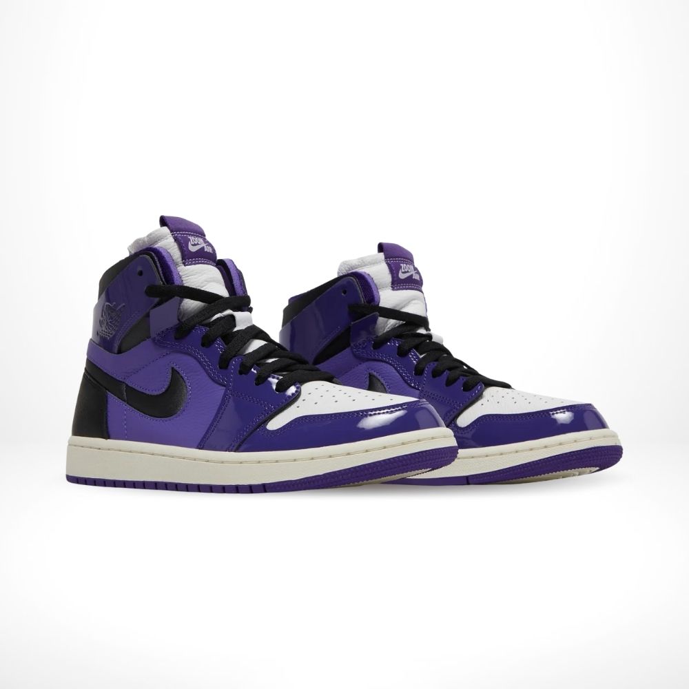 Air Jordan 1 High Zoom Air CMFT Purple Patent White
