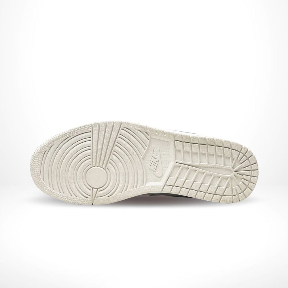 Air Jordan 1 Mid All Over Logos White Black