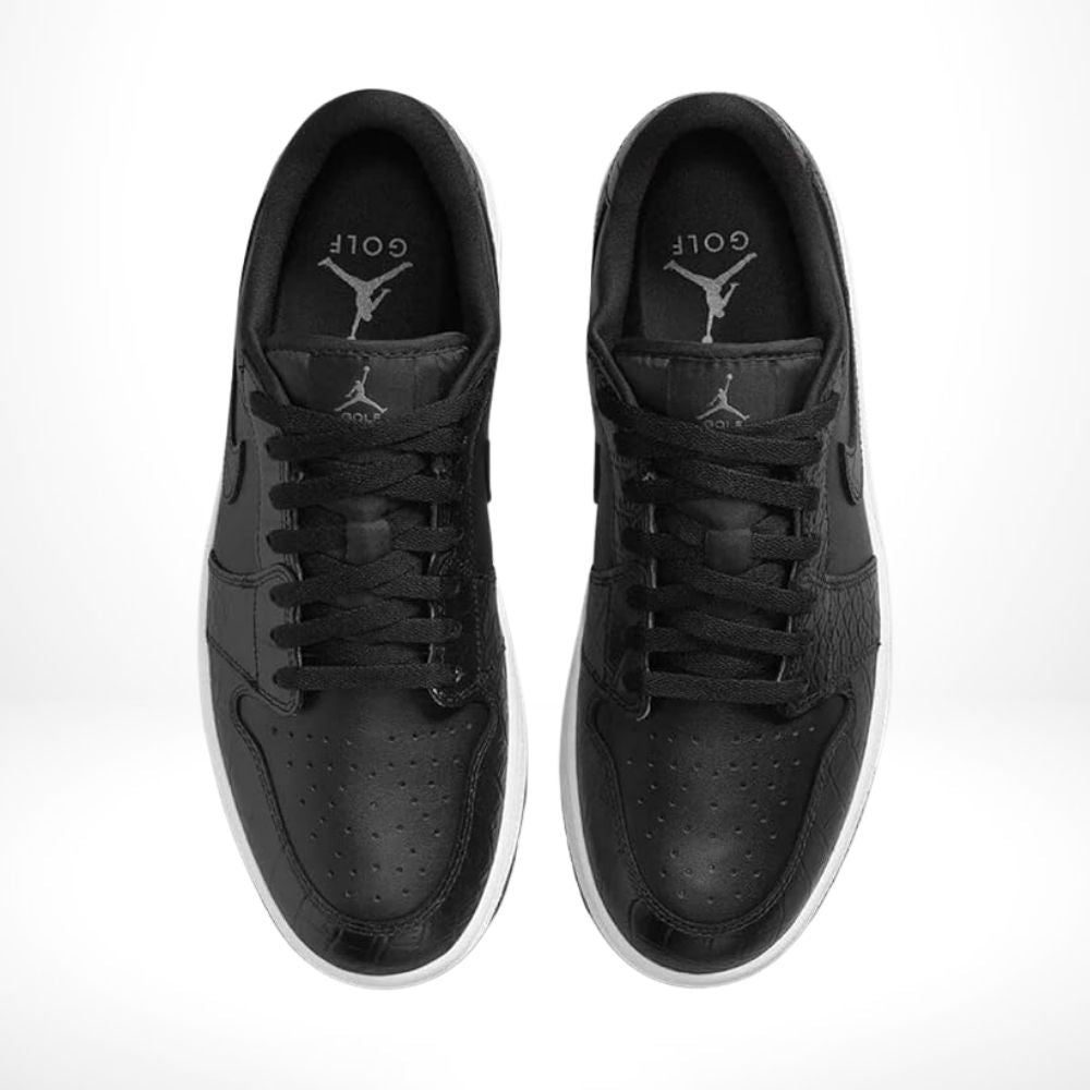 Air Jordan 1 Low Golf Black Crocodile White