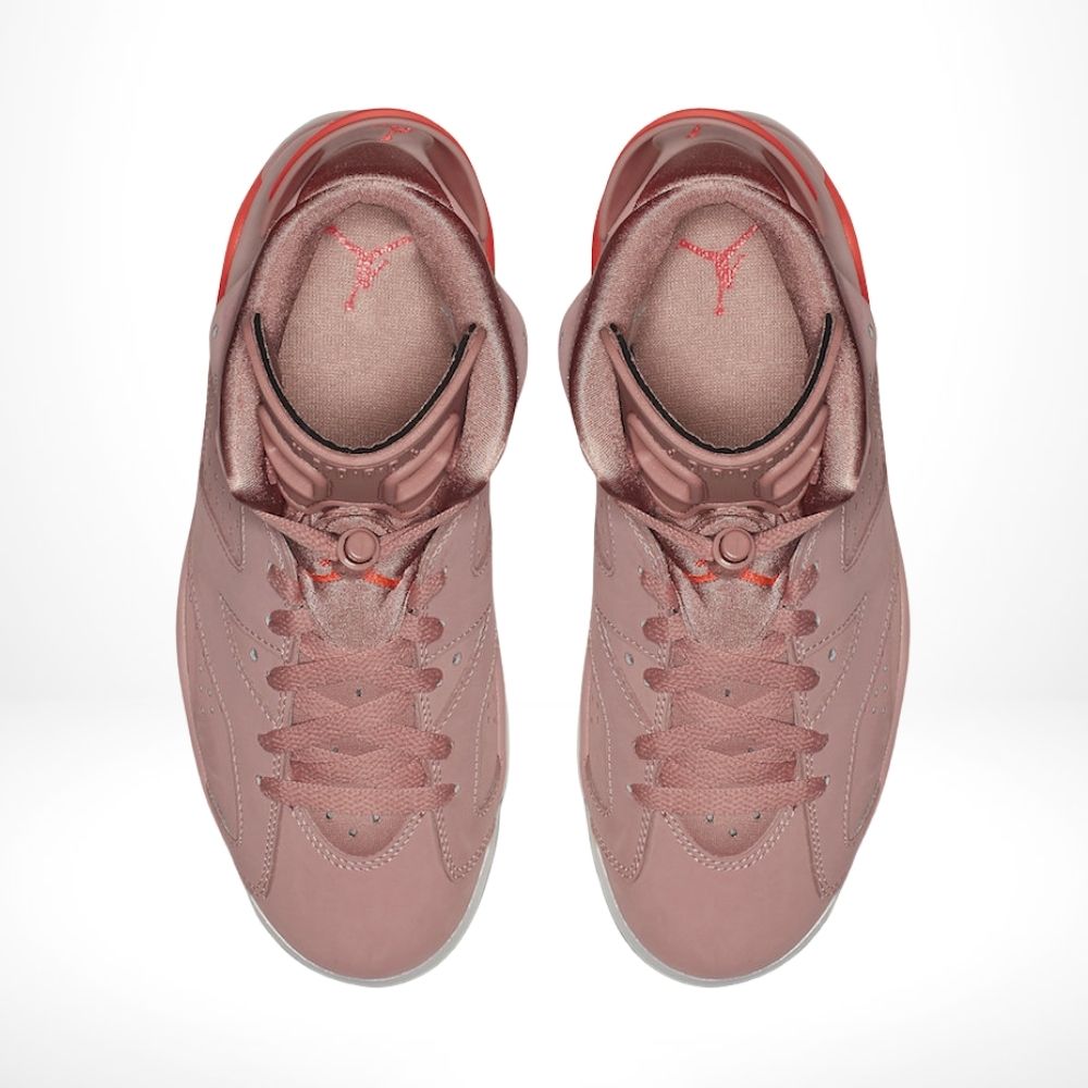Air Jordan 6 Retro X Aleali May Rust Pink Bright Crimson