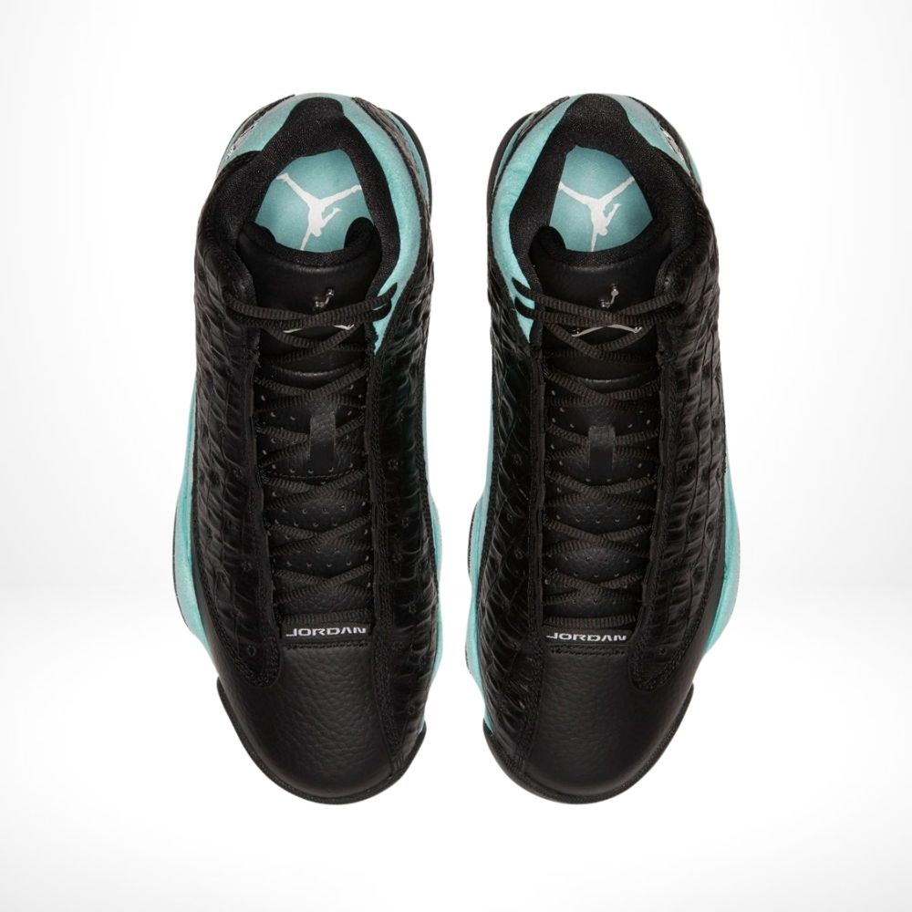 Air Jordan 13 Retro Black Island Green