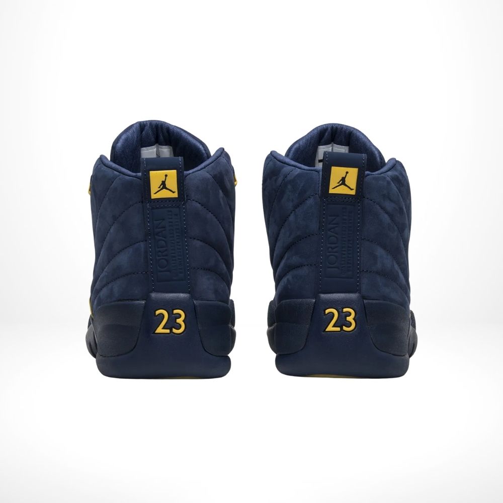 Air Jordan 12 Retro Michigan College Navy Amarillo
