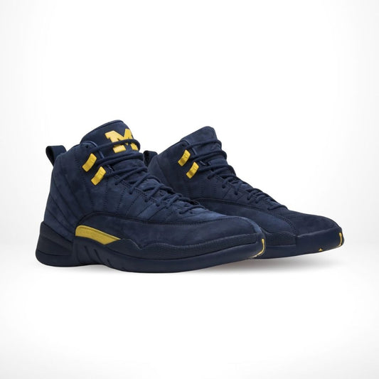 Air Jordan 12 Retro Michigan College Navy Amarillo