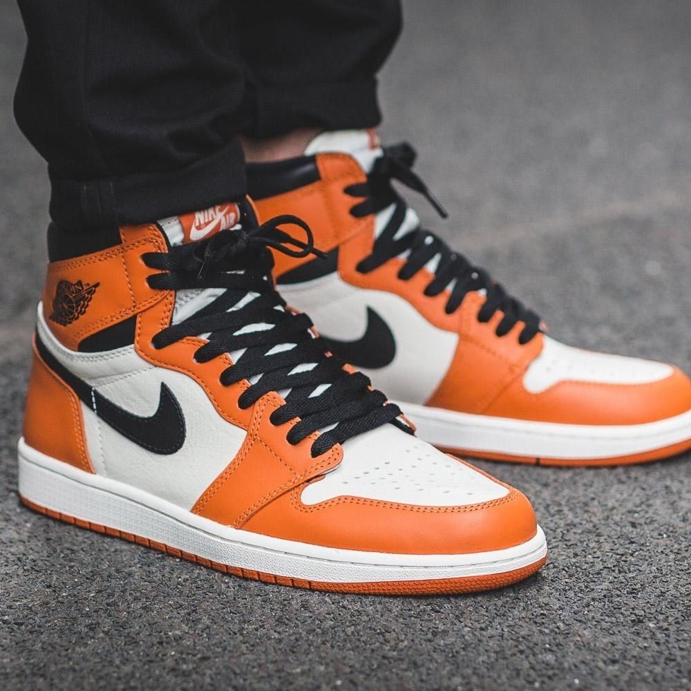 Air Jordan 1 Retro High Reverse Shattered Backboard Sail Starfish Black