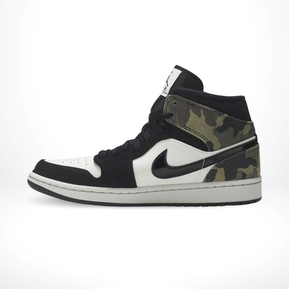Air Jordan 1 Mid Camo Khaki Green Brown