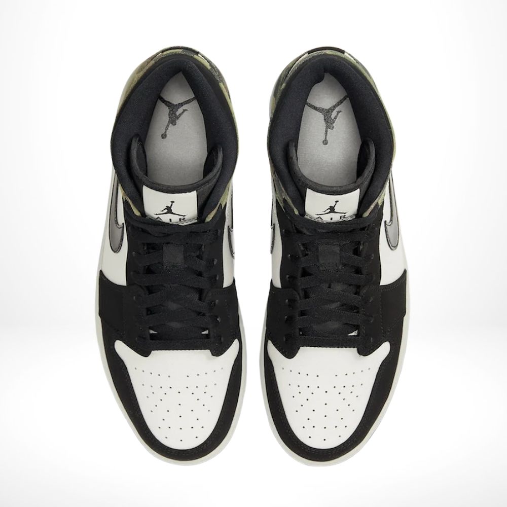 Air Jordan 1 Mid Camo Khaki Green Brown