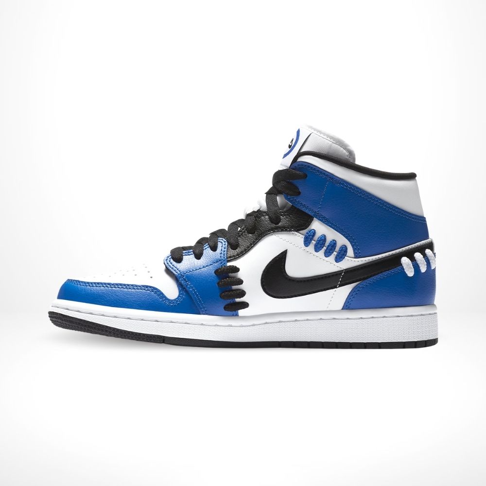 Air Jordan 1 Mid Sisterhood Game Royal Blue White