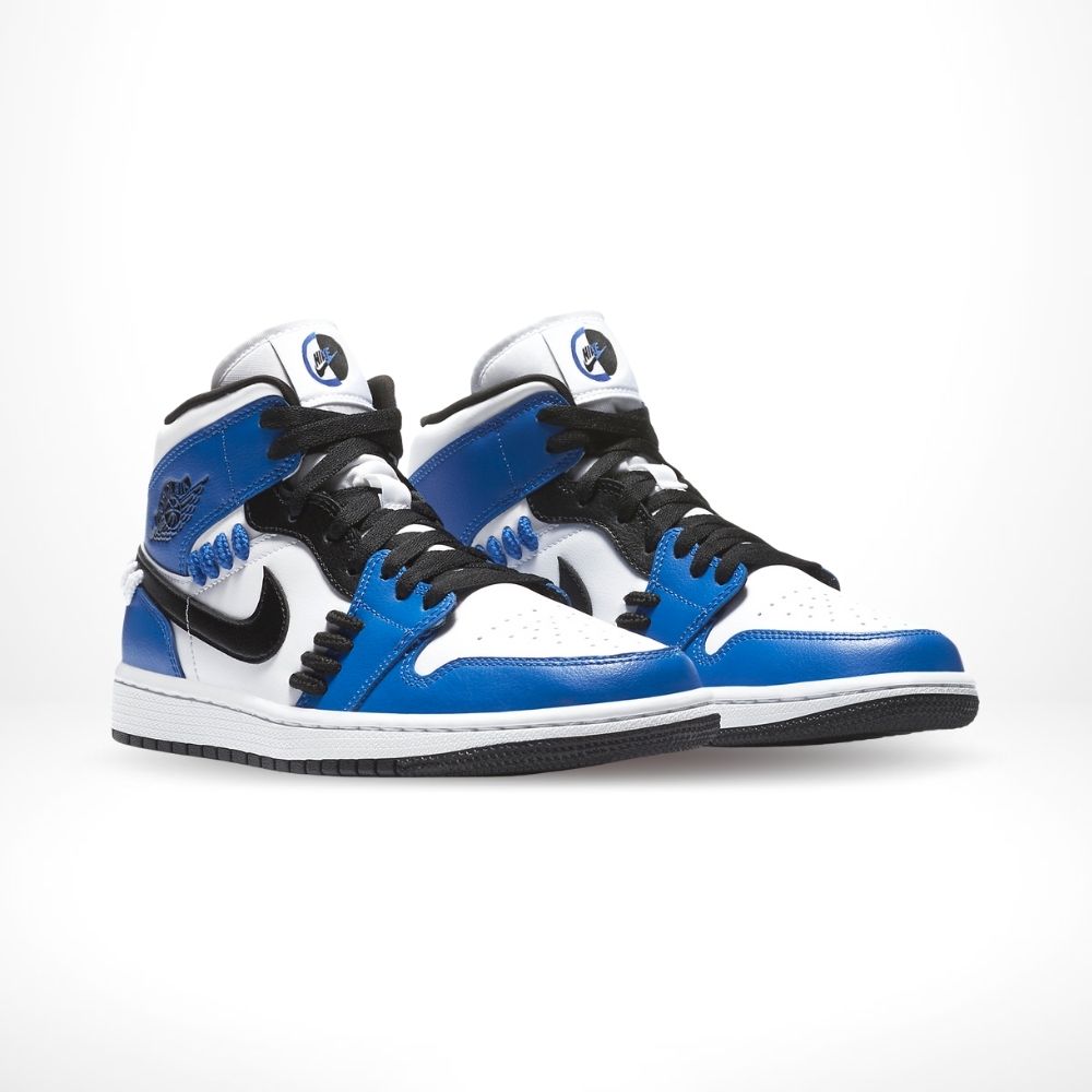Air Jordan 1 Mid Sisterhood Game Royal Blue White