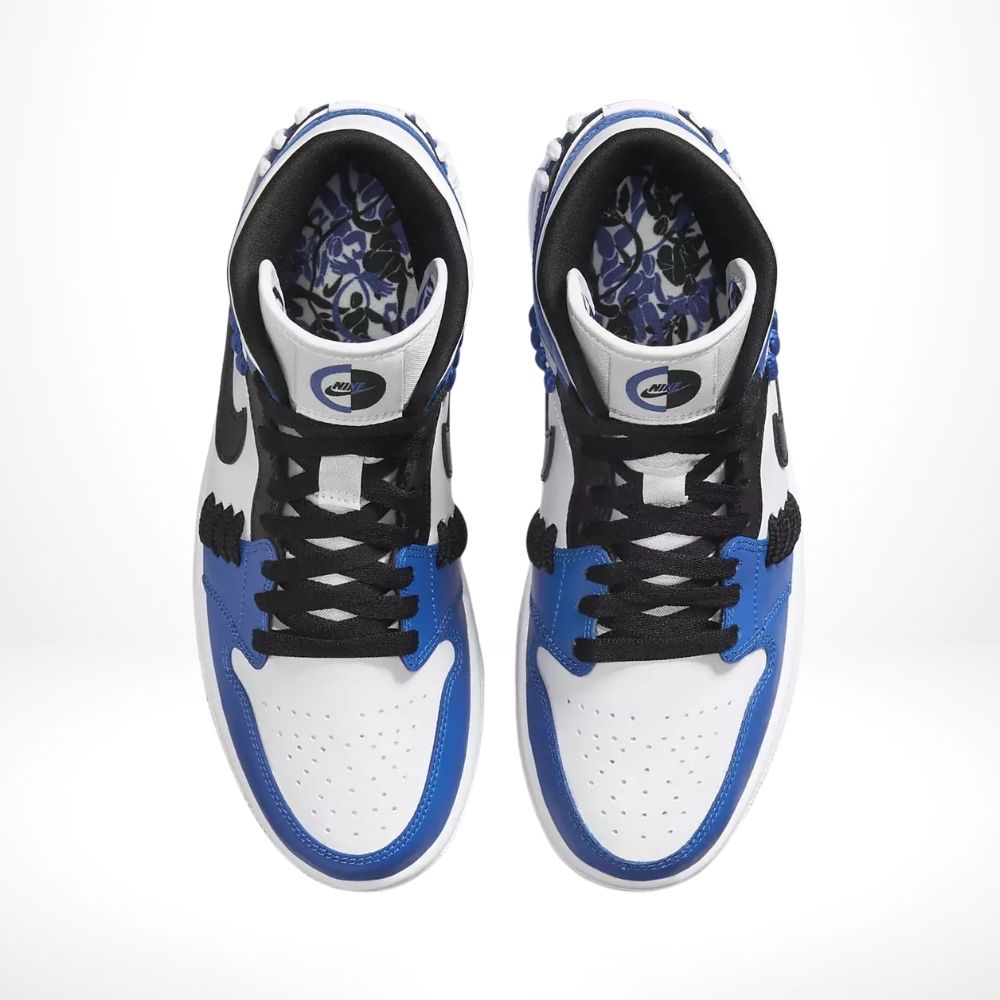 Air Jordan 1 Mid Sisterhood Game Royal Blue White