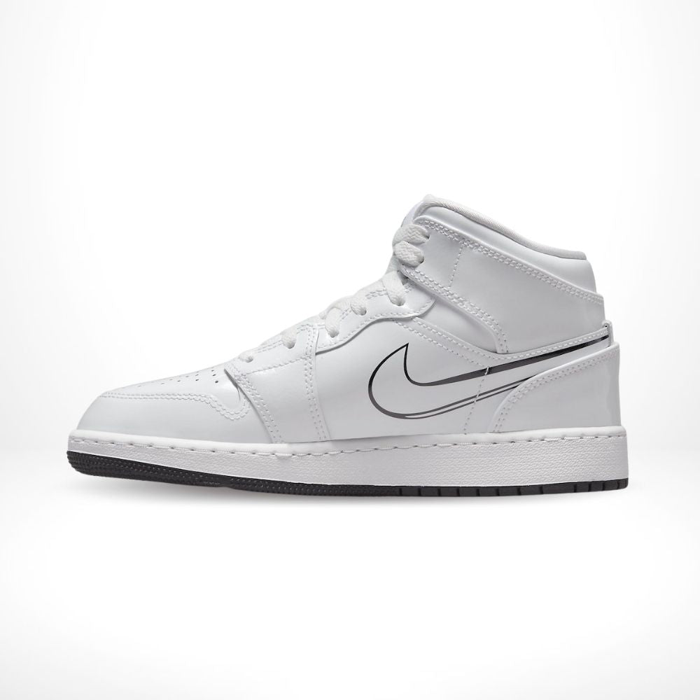 Air Jordan 1 Mid Schematic White Black