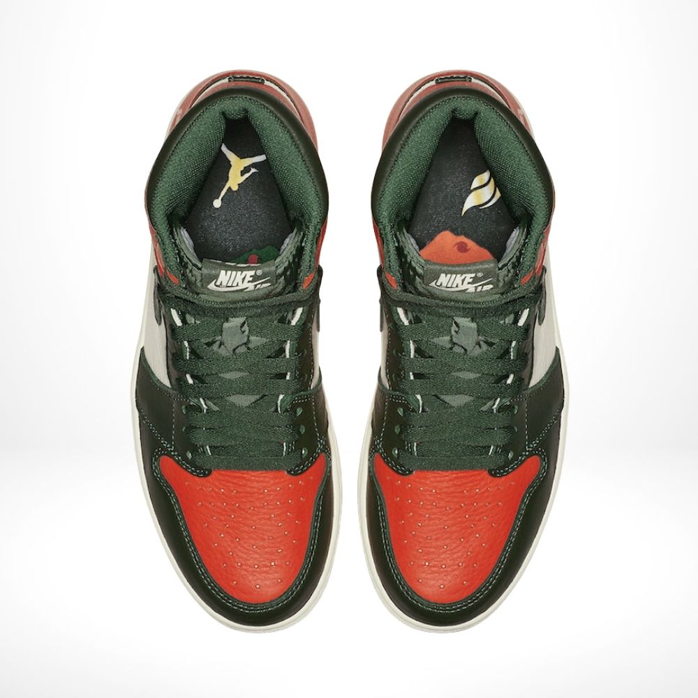 Air Jordan 1 Retro High X SoleFly Art Orange