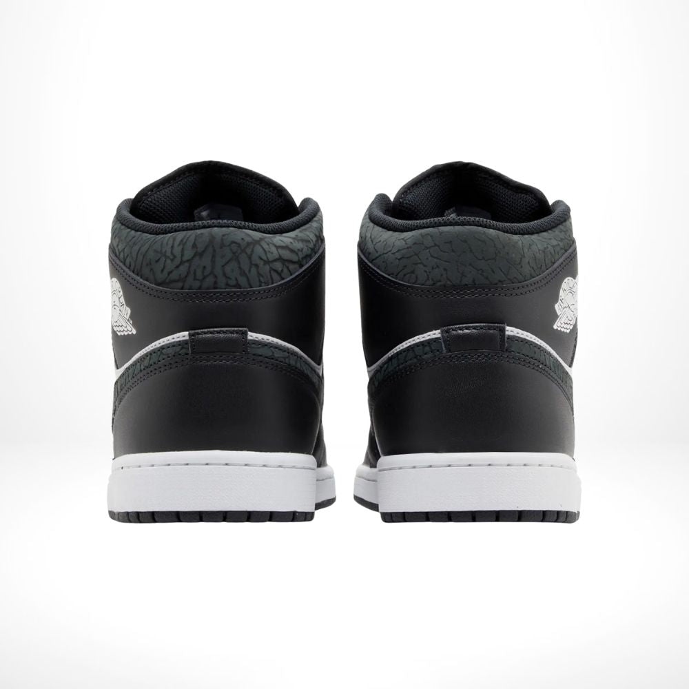 Air Jordan 1 Mid Panda Elephant Black White SE