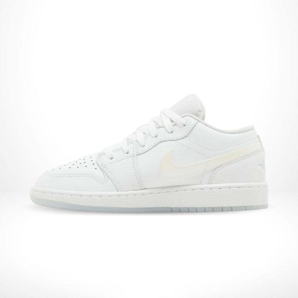 Air Jordan 1 Low Glitter Swoosh White SE