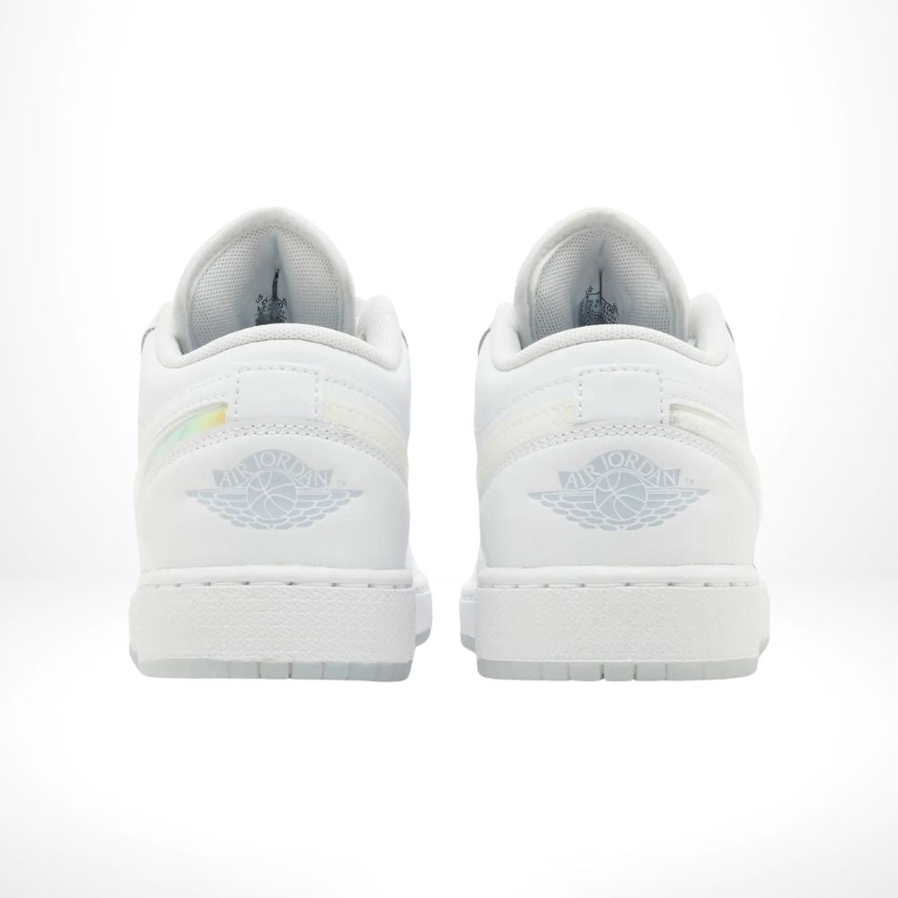 Air Jordan 1 Low Glitter Swoosh White SE