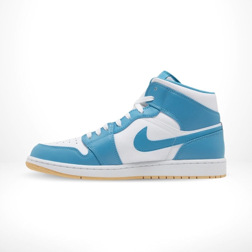 Air Jordan 1 Mid Aquatone Blue White