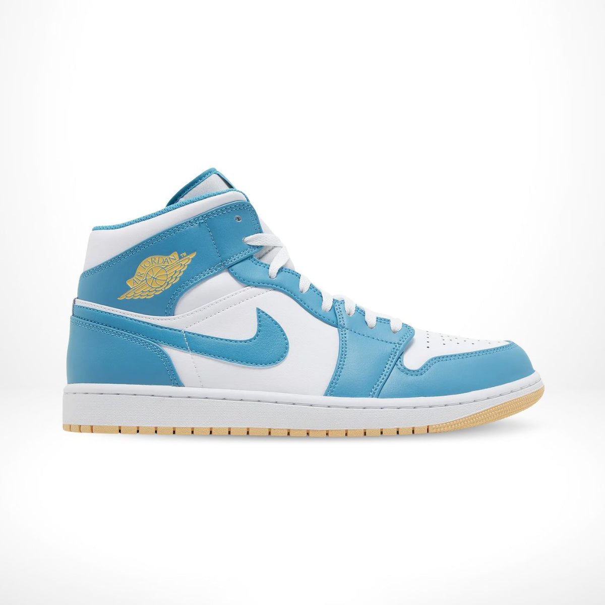 Air Jordan 1 Mid Aquatone Blue White