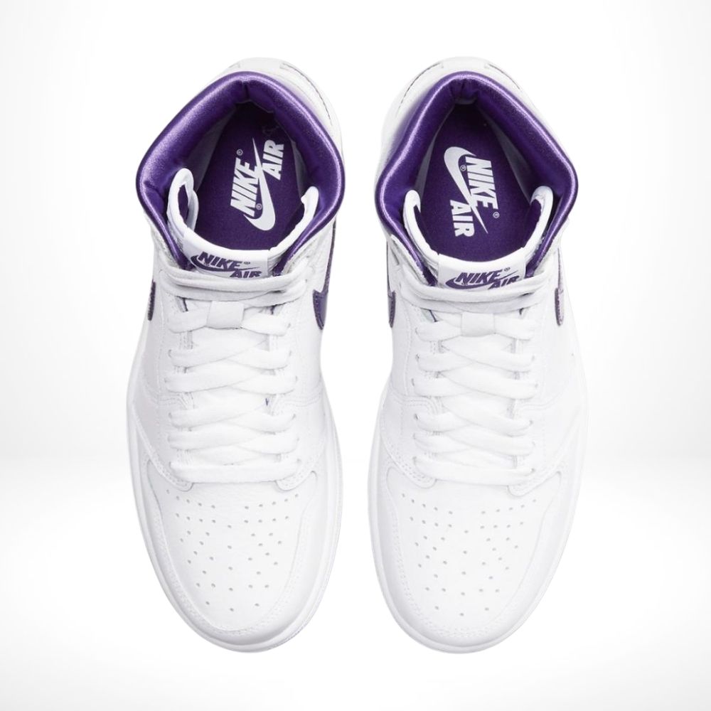 Air Jordan 1 Retro High OG White Court Purple