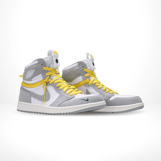 Air Jordan 1 High Switch Light Smoke Grey Yellow