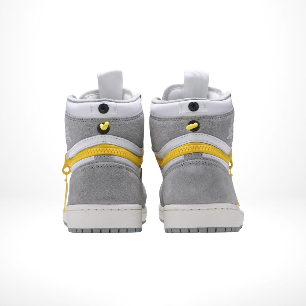 Air Jordan 1 High Switch Light Smoke Grey Yellow